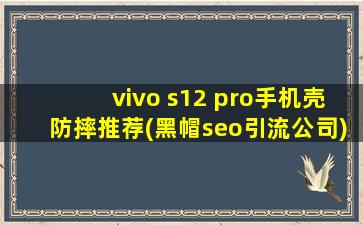 vivo s12 pro手机壳防摔推荐(黑帽seo引流公司)